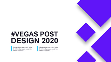 TYPOGRAPHY SLIDE - Free VEGAS Effects template with elegant typography animation for video projects