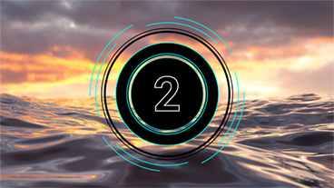 COUNTDOWN - Free high-tech futuristic VEGAS Pro countdown template with customizable colors