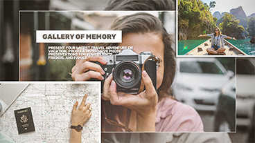 GALLERY OF MEMORIES - Elegant VEGAS Pro template with beautiful presentation layout for footage